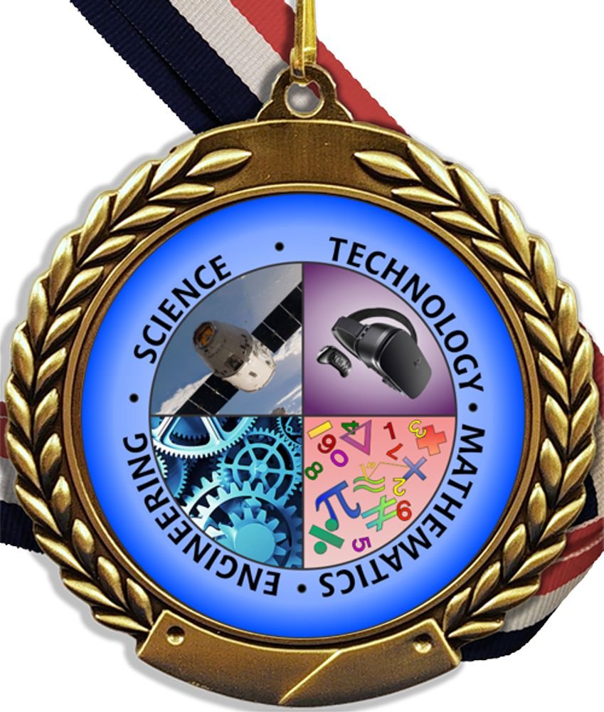 STEM Logo Medal - Schoppy's Since 1921