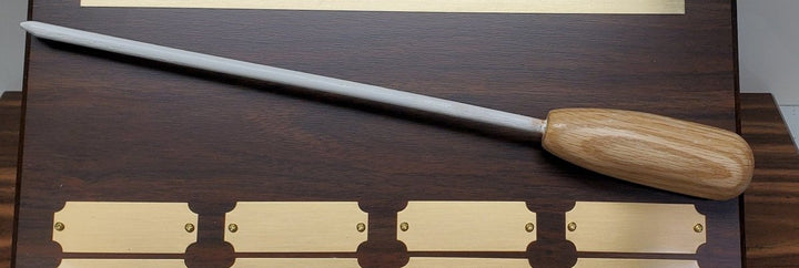 Student Conductor Perpetual Award Plaque with Custom Baton & your Logo or Group - Schoppy's Since 1921