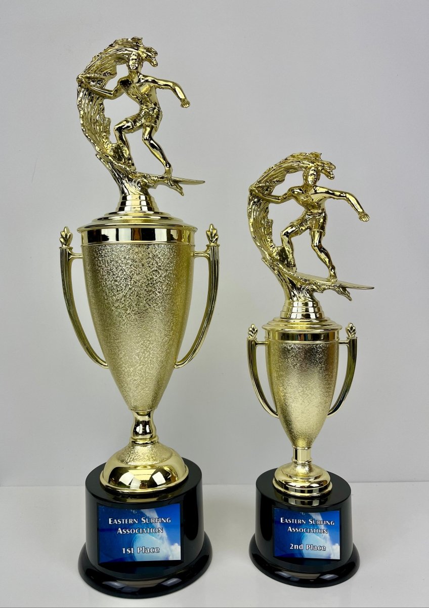 Surf Cup Trophy on Black Round Base - Schoppy's Since 1921