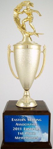 Surf Cup Trophy on Wood Base - Schoppy's Since 1921