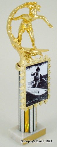 Surfer Photo Front Trophy - Schoppy's Since 1921