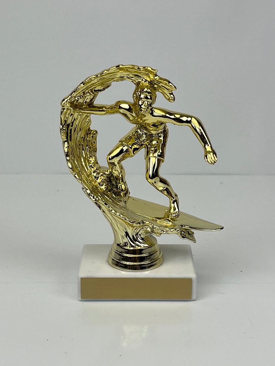 Surfer Trophy on Marble Base - Schoppy's Since 1921