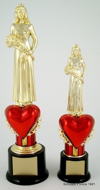 Sweetheart Trophy on Black Round Base - Schoppy's Since 1921