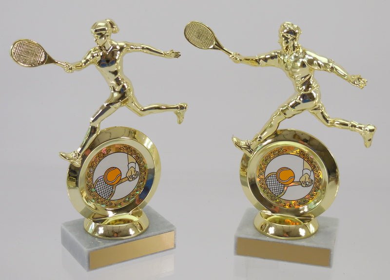 Tennis Logo Insert Figure Trophy - Schoppy's Since 1921