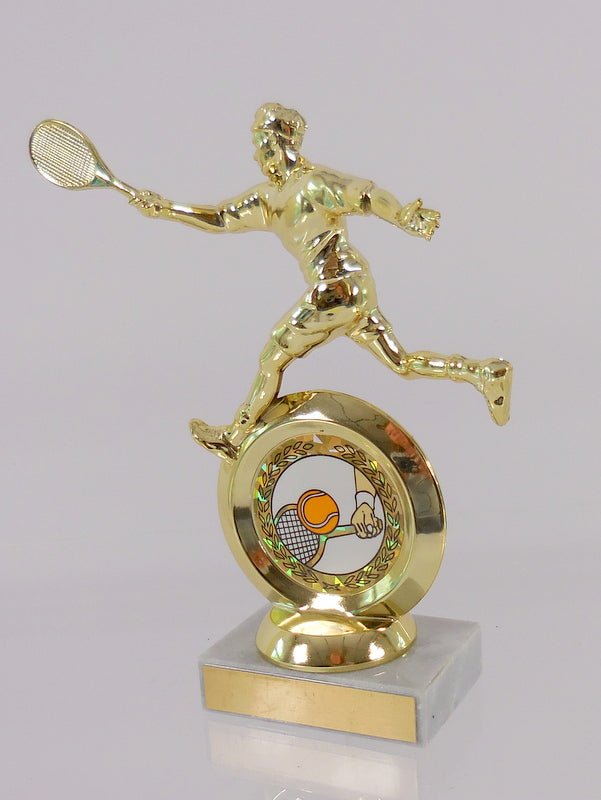 Tennis Logo Insert Figure Trophy - Schoppy's Since 1921