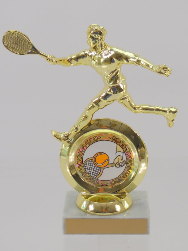 Tennis Logo Insert Figure Trophy - Schoppy's Since 1921