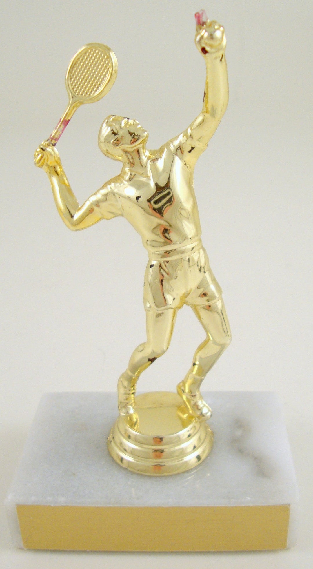 Tennis Trophy on Marble Base-Trophies-Schoppy's Since 1921