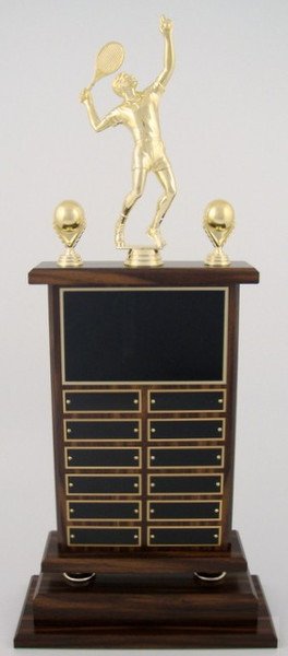 A large Tennis Perpetual Trophy by Schoppy&