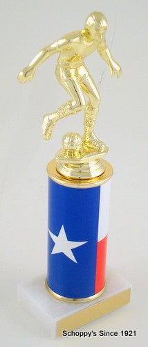 Texas Soccer Original Metal Roll Column-Trophies-Schoppy's Since 1921