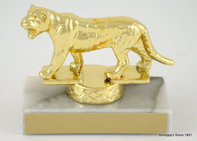 Tiger Dye Cast Trophy on Genuine Marble Base - Schoppy's Since 1921