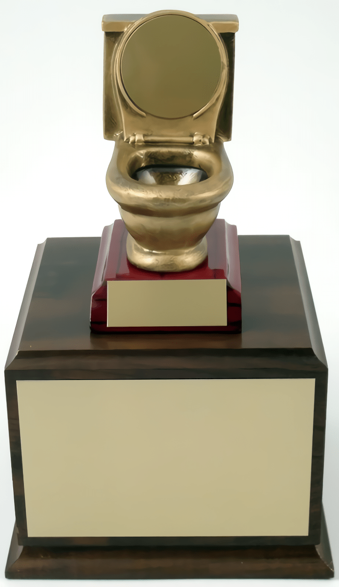 Toilet Bowl Base Trophy - Schoppy&