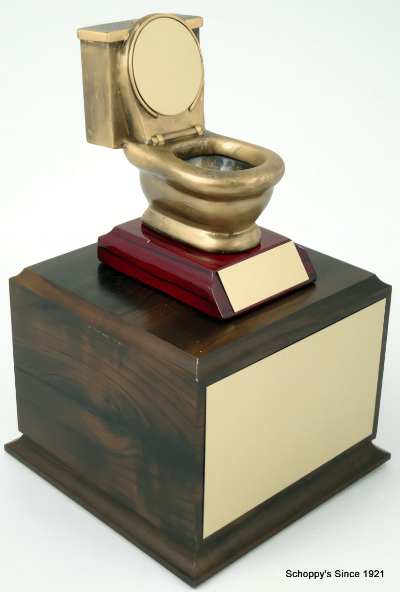 Toilet Bowl Base Trophy - Schoppy&