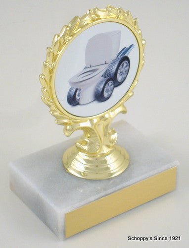 Toilet Bowl Racing Logo Trophy-Trophies-Schoppy's Since 1921