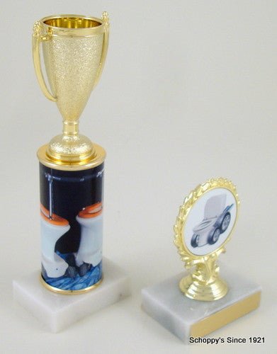 Toilet Bowl Racing Logo Trophy-Trophies-Schoppy's Since 1921