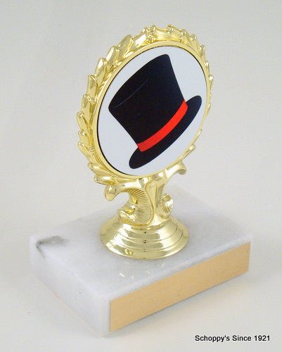 Top Hat Logo Trophy - Schoppy's Since 1921