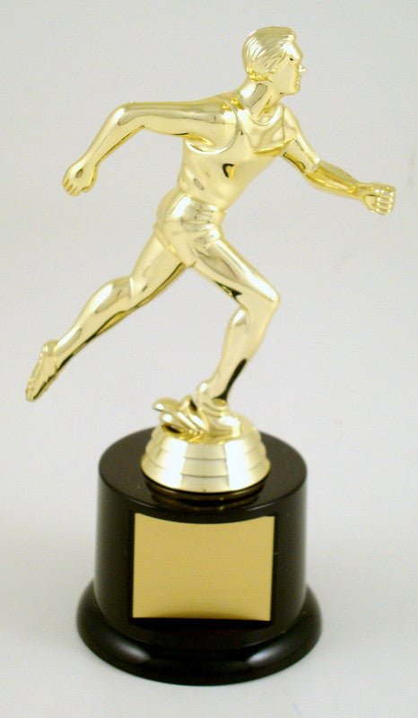 Track Figure On Black Round Base-Trophy-Schoppy's Since 1921