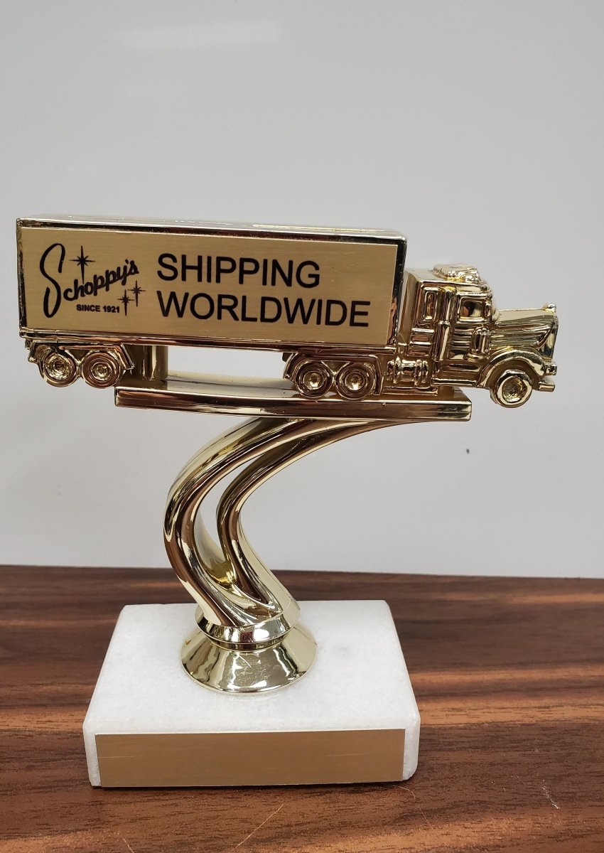 Tractor Trailer Truck Trophy - Schoppy's Since 1921