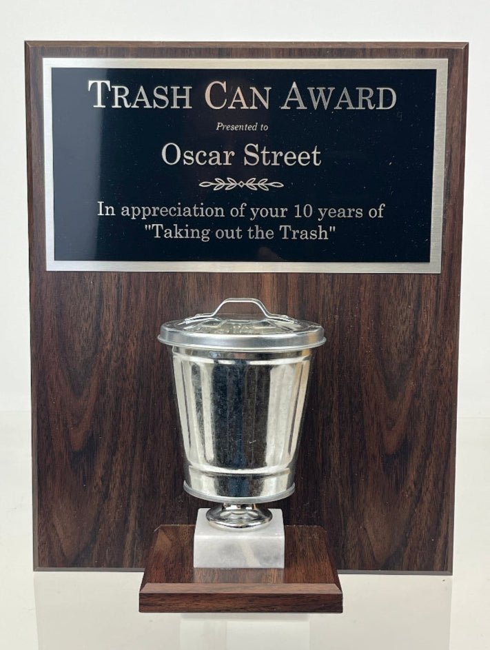 Trash Can Plaque - Schoppy's Since 1921