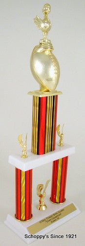 Turkey Football 2 Column Trophy-Trophies-Schoppy's Since 1921