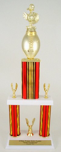 Turkey Football 2 Column Trophy-Trophies-Schoppy's Since 1921