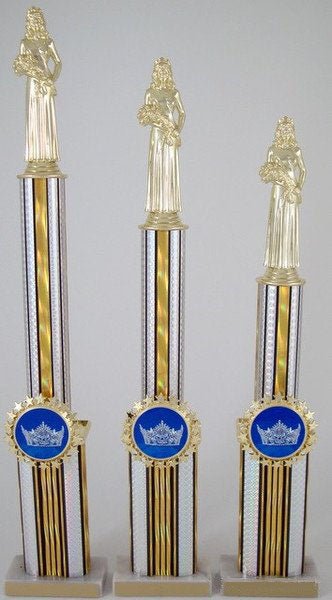 Two Tier Crown Logo Trophy Set - Schoppy&