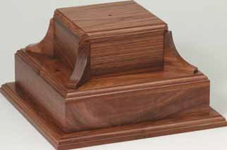 Two Tier Genuine Walnut Base B size - Schoppy's Since 1921