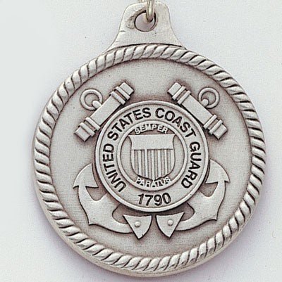 United States Coast Guard Genuine Pewter Key Chain - Schoppy's Since 1921