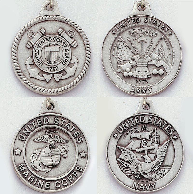 United States Military Genuine Pewter Key Chain - Schoppy's Since 1921