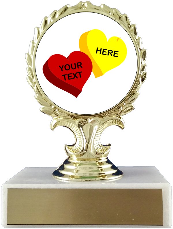 Valentine's Day Sweet Hearts Logo Trophy - Schoppy's Since 1921