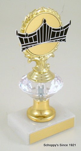 Vector Crown Diamond Riser Trophy - Schoppy's Since 1921