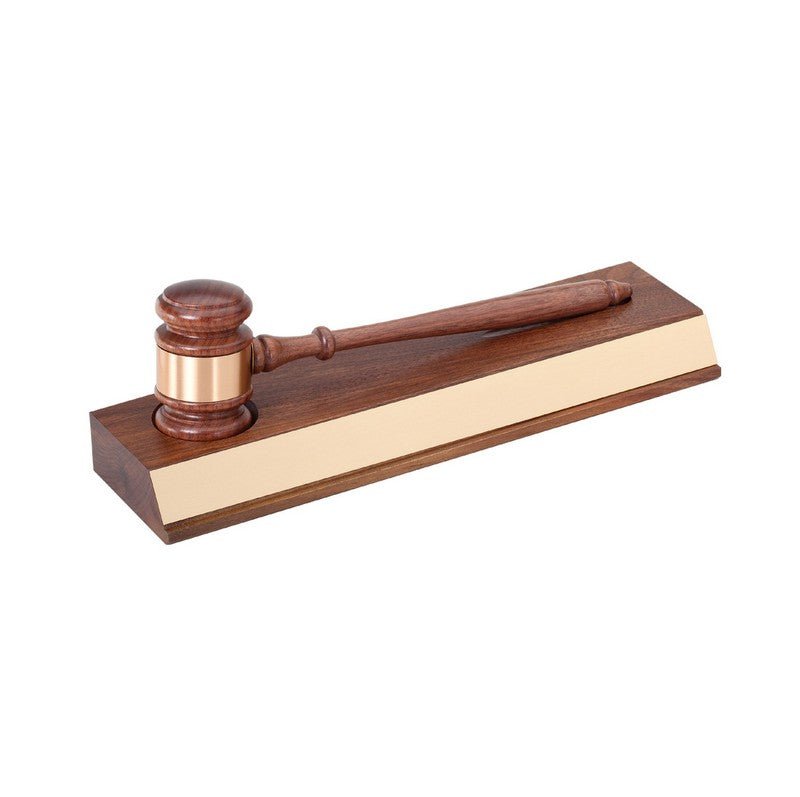 Walnut Gavel on Walnut Base - Schoppy's Since 1921