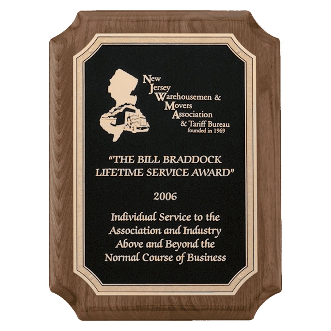 Walnut Stained Piano Finish Plaque - Schoppy's Since 1921