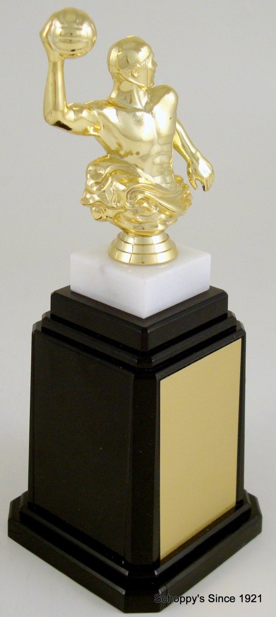 Water Polo Player Tower Base Trophy - Schoppy's Since 1921