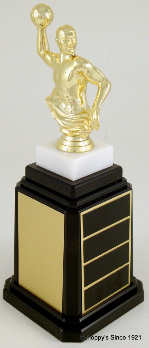 Water Polo Player Tower Base Trophy - Schoppy's Since 1921