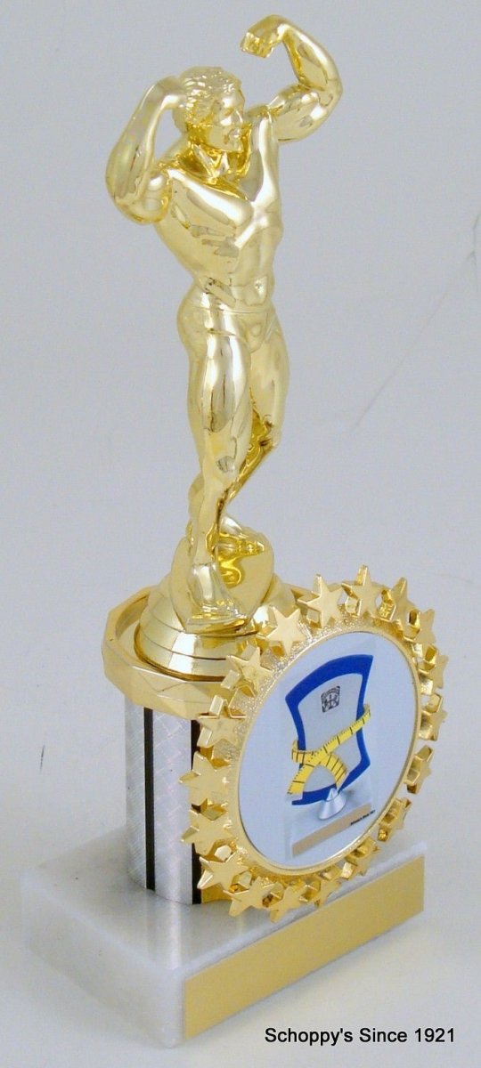 Weight Loss Adonis Trophy With Logo - Schoppy's Since 1921