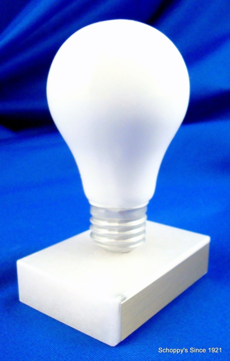 White Light Bulb Trophy - Schoppy's Since 1921