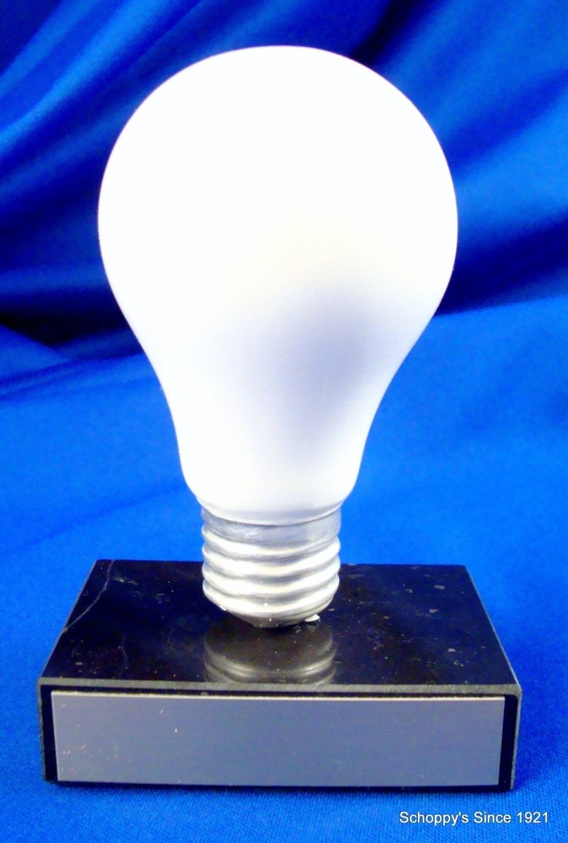 White Light Bulb Trophy - Schoppy's Since 1921