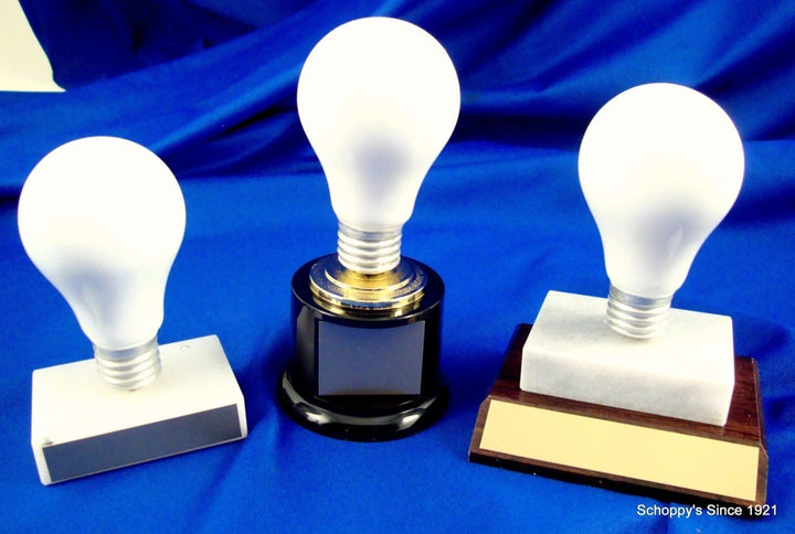 White Light Bulb Trophy - Schoppy's Since 1921