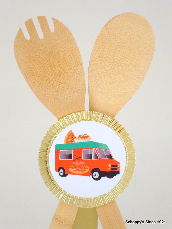 Wooden Utensil Food Truck Trophy - Schoppy's Since 1921