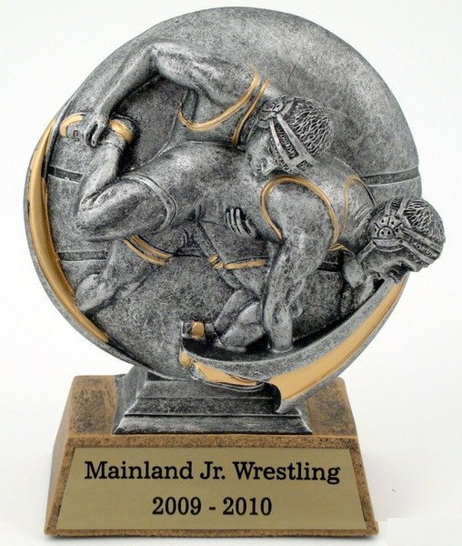 Motion Extreme Trophy - Male Wrestler-Trophies-Schoppy's Since 1921