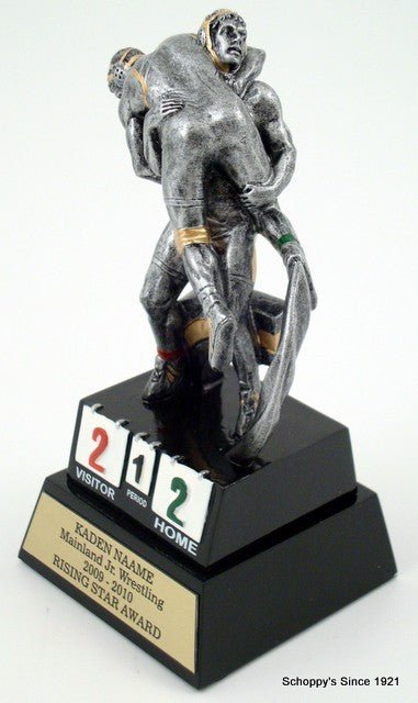 Motion Extreme Trophy - Wrestlers on Stand-Trophies-Schoppy's Since 1921