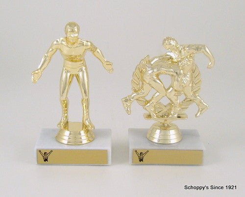 Wrestling Trophy - 23-510G-Trophies-Schoppy's Since 1921