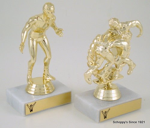 Wrestling Trophy - 23-510G-Trophies-Schoppy's Since 1921