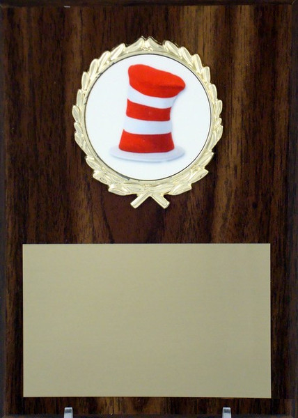 5x7 Plaque With Hat Logo-Plaque-Schoppy&
