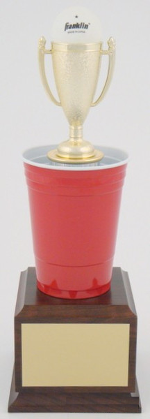 Beer Pong Trophy - Large-Trophies-Schoppy's Since 1921