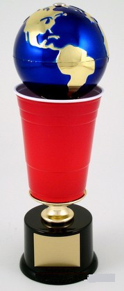 World's Greatest Beer Pong Trophy - The Spinner-Trophies-Schoppy's Since 1921