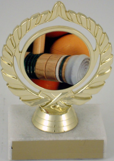 Croquet Logo Trophy-Trophies-Schoppy's Since 1921