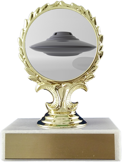 Alien Logo Trophy On Genuine Marble Base-Trophy-Schoppy's Since 1921