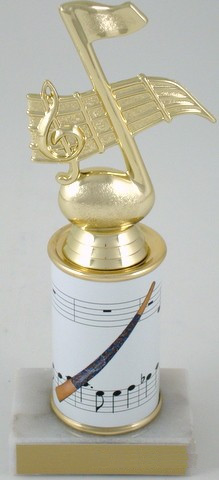Didgeridoo Trophy with Custom Round Column-Trophies-Schoppy&