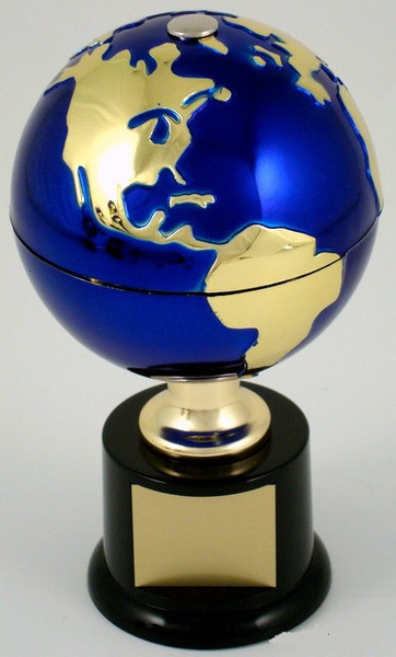 Earth Day Globe on Sm. Base-Trophies-Schoppy's Since 1921